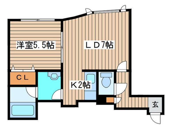 リ－ヴィレッジ北２８条の物件間取画像